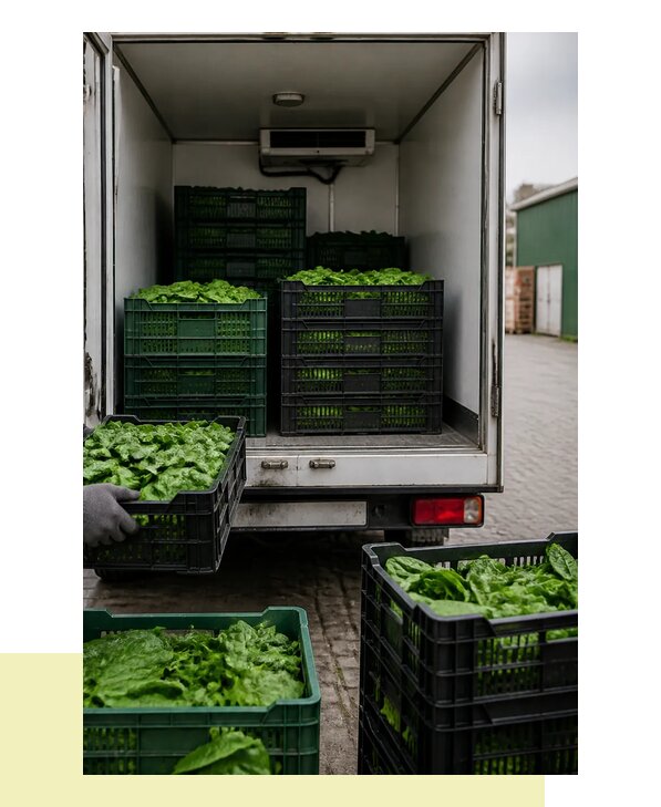 Перевозка шпината в Бердск с сохранением свежести продукции